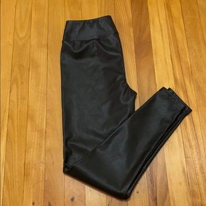 faux leather leggings